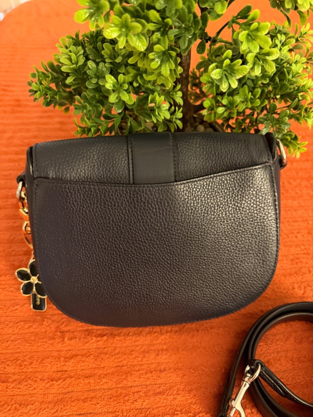 Coach Burgundy Leather Interior Patch Handbag - Picture 5 of 16